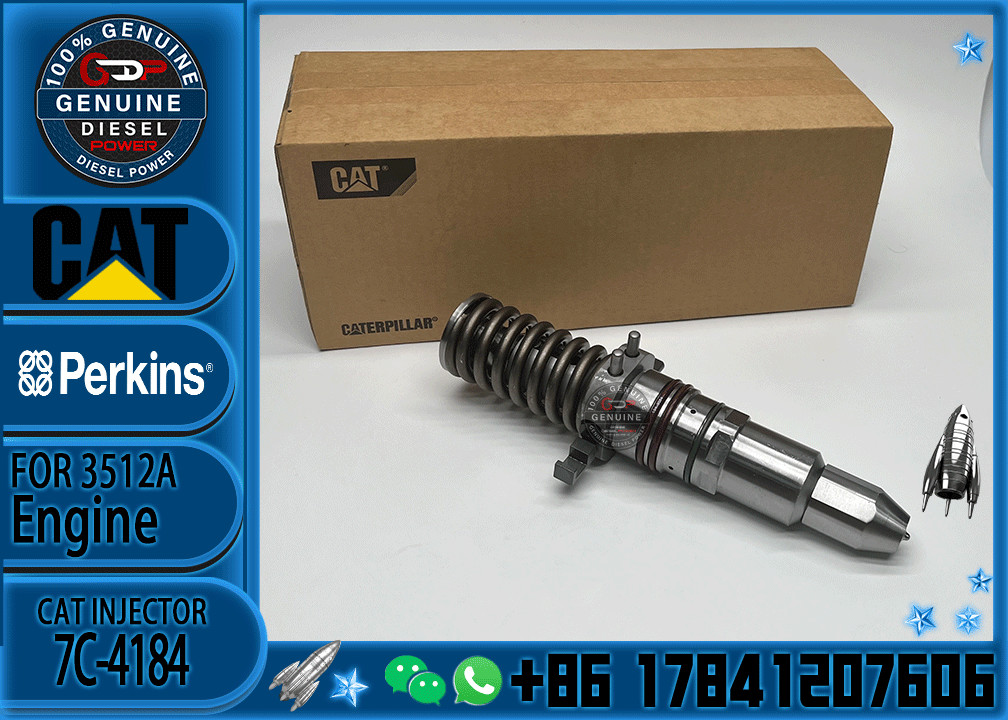 common rail injector Assy injector 6I-3075 7C-4184 0R-0906 engine components 6I3075 7C4184 0R0906 For Caterpillar 3500A