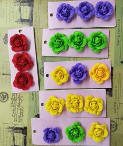 China Eco - Friendly Fabric Flower Accessories Customized Size Felt Material factory