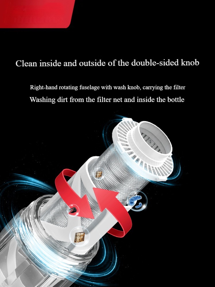 5 Tons Large Flow Whole House Sediment Filter Household Tap Water Filter System