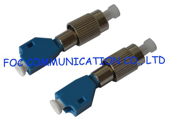 FC Male to LC Female Hybrid Fiber Optic Adapter , optical fiber coupler Telecom