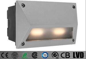 China Square White 350ma Wall Exterior Recessed Step Lights Outdoor IP55 L150*W121*H100mm factory