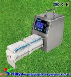 High precision liquid dispensing multi peristaltic hose pump