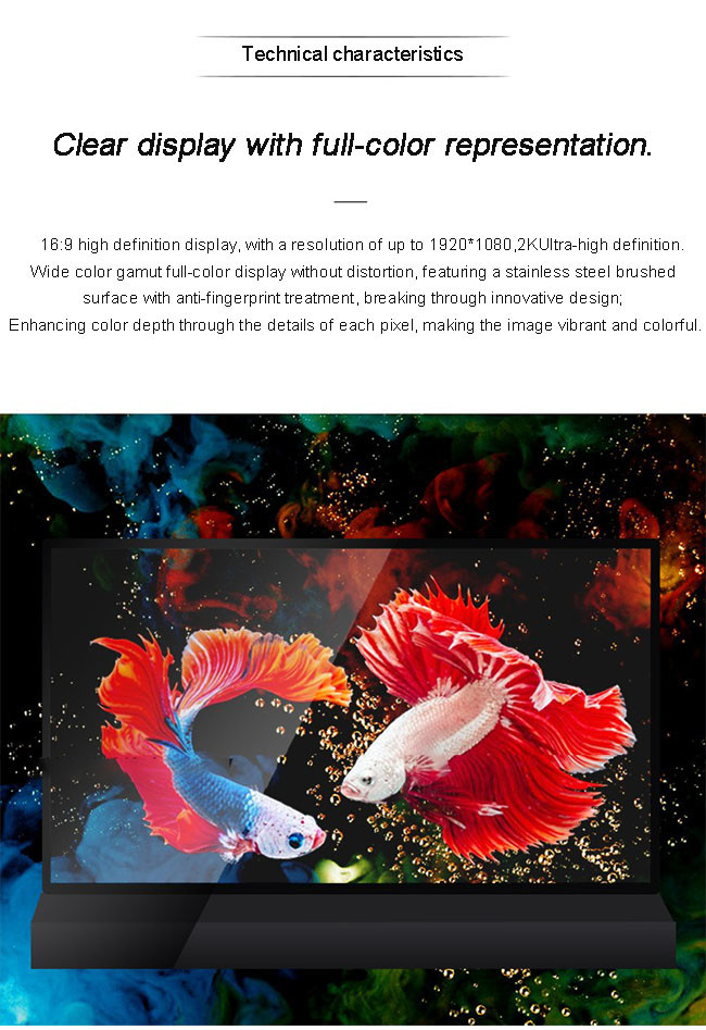 Retail Store Clear OLED Screen Interactive Small Transparent OLED Display