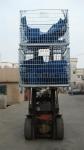 Forklift Operation Collapsible Wire Containers Stacked Height Under 4 Meter