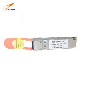 China 112GBASE-OTU4 100G QSFP28 Transceiver 40km For Telecom 5G factory