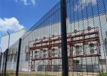 Powder Coated 358 Security Fence Mesh Panels Height 1.2-6m For Protection