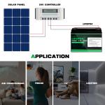 Enerforce 12V 100Ah Lifepo4 Battery Pack Rechargeable For Home Solar Storage