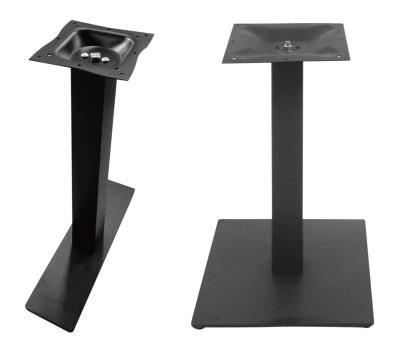 6ft Metal Restaurant Table Bases Steel Furniture Legs Modern Style Sandy Texture