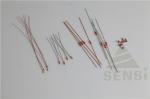 Firm Structure Negative Temperature Coefficient Thermistor , Radial Glass NTC