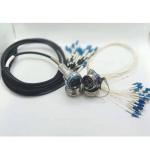 24 pin cable connector SC optical fiber underwater plug electrical socket