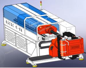 China 3D Simulation Pipe Bending Equipment CNC45XE Left And Right Coaxial Tube Bender factory