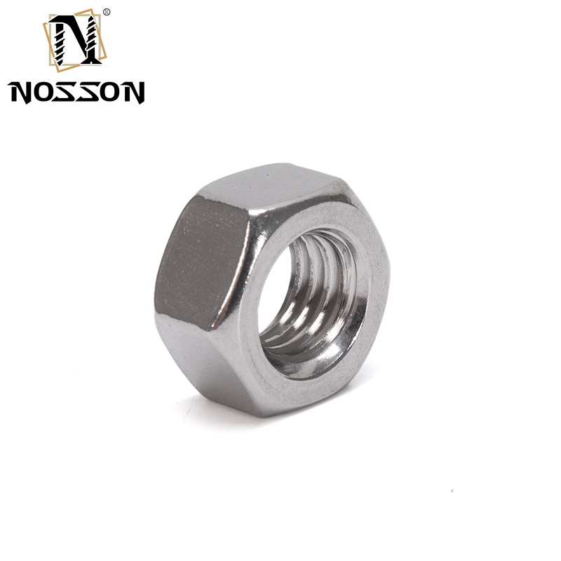 DIN934 Hex Nut made of Stainless Steel A2 A4 SS304 SS316 for Retail Industry m1.6 m2 m2.5 m3 m4 m5 m6 m8 m10 m12 m14 m16 m20