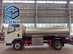 5000 L HOWO Smaller Stainless Steel Water Tanker Truck 4x2 Milk Tanker Transport