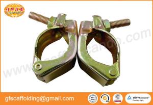 China JIS swivel coupler for 48.6mm scaffold tube Q235 electro galvanized finish factory
