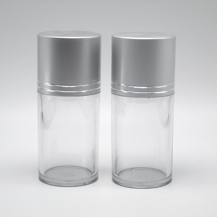 80mL PET Cylinder Shape Wide Mouth Plastic Transparent Bottle with Easy to Aluminum Lids