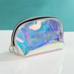 Travel Transparent Waterproof Holographic Clear TPU Makeup Wash Bags