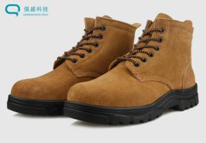 China Cowhide Fabric PU Leather 46 Yards Esd Safety Footwear factory