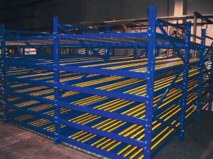 China warehouse aluminum roller flow rack systems for Storing box / tray roller factory