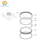 9184497 9285583 Slewing Bearing for ZX110 ZX110-3 ZX120 ZX120-3 ZX120-3