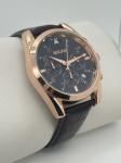 Stylish Black Dial Quartz Watch 30m Waterproof Mineral Glass Surface Material