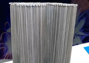 China Low Temperature Resistant Frozen Seafood Wire Conveyor Belt factory