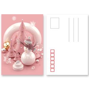 China Birthday Beautiful Sights 3D Lenticular Card Color UV Offset Printing factory