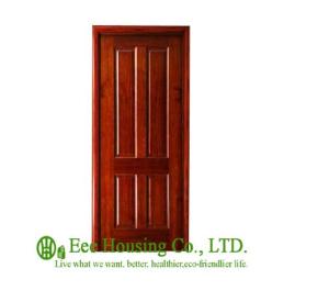 China 40mm thickness Timber Veneer door, customized size and design factory