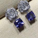 PG piaget rose series earrings gold diamond 18k gold white gold yellow gold rose