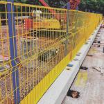 Green Pvc Coated Steel Welded Wire Rolled Garden Fencing 2m Height