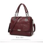 Fashion PU Handbags Boston Bag for Female Big Size Tote Bags