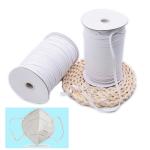 White Flat 100m/Roll 5mm Macrame Cord Rope