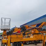 Hydraulic Aerial Platform Truck Mounted 45m Body For Municipal / Electricity