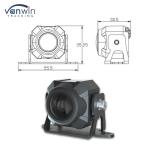 Auto Heating 1080P IP69 Waterproof Anti Fog Vehicle Truck Camera with 180 Degree