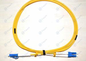 China 9/125μm Duplex Singlemode LC-LC Fiber Optic Patch Cable LSZH Cable factory