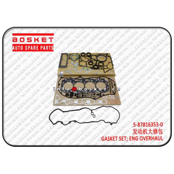 China Isuzu 4JJ1T  Engine Overhaul Gasket Set 5878163530 5-87816353-0 factory