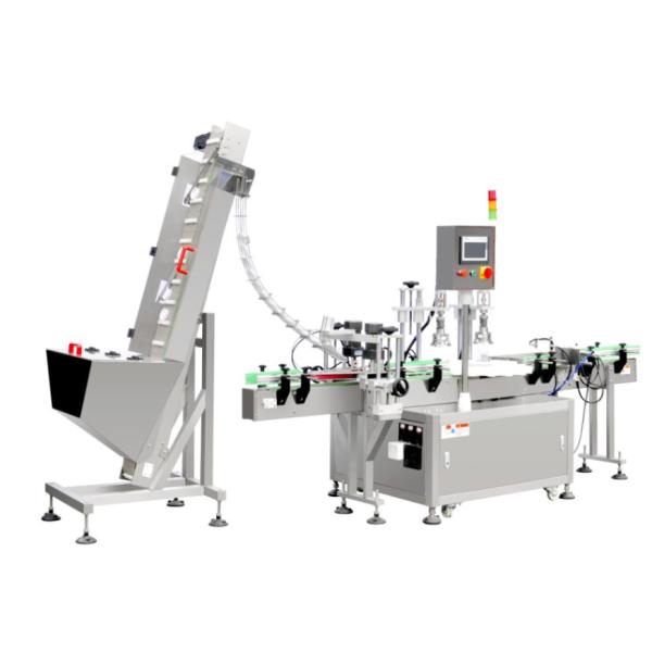 60bpm Filling Packing Machine , 2 Heads Clam Capping Machine