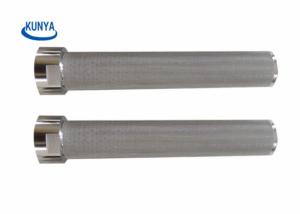 China Pharmaceutical Sewage Treatment Sintered Filter Elements 70 Micron factory