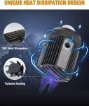 High Brightness Blakc casing Single Lens Motorcycle Projector LED Light