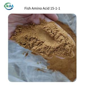 China Ph5-7 Amino Acid Powder Fertilizer Fish Flavor 12% Free Amino Acid Organic N-Fertilizer factory