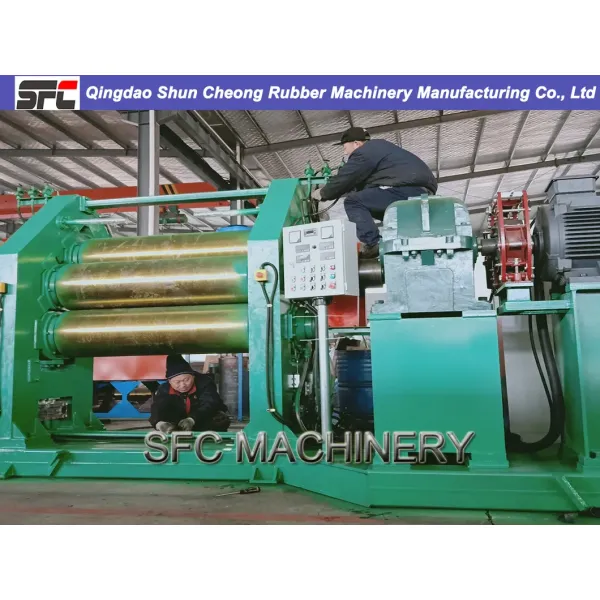 Fully Automatic Two Roll Open Type Rubber Mixing Mill Machine