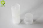 Clear PP Plastic Empty Stick Deodorant Containers Round Shape Capacity 60g