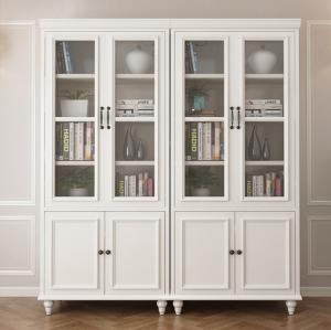 China Modern White Solid Wood Wardrobes Desk For Bedroom Closets factory