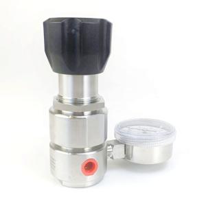 China 316L Diaphragm Stainless Steel Compressor Pressure Regulator Valve One Stage 1/4NPT factory