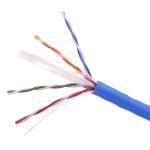 500ft CAT 6 Ethernet Cable 250MHz 23AWG 4 Pairs Blue Network Cable