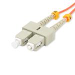 OM1 62.5/125 LC To SC Duplex LSZH Fiber Optic Patch Cords