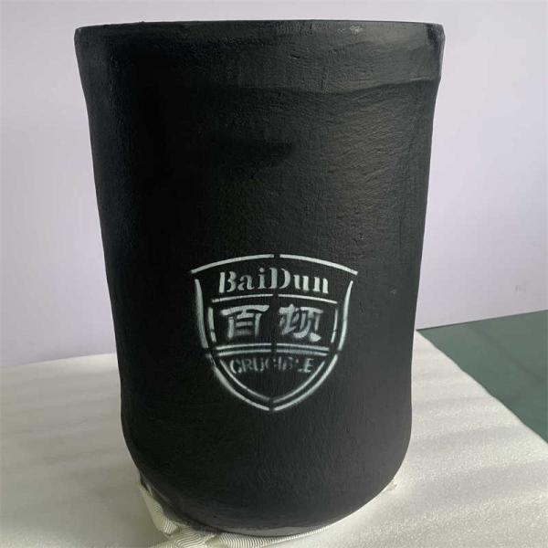 China Round High Temperature Resistance Crucible For Melting Aluminium factory