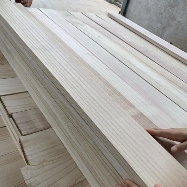 16mm 18mm Paulownia Lumber Furniture Board for Bed Natural Wood or Customized E1