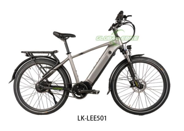 Electric Mountain Bike 6061 Aluminium Alloy Carbon Belt Li-ion 48V / 15Ah