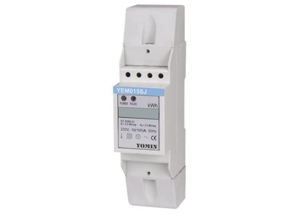Office / Shopping Mall / Airport Use Din Rail Watt Hour Meter / Electricity