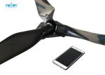 Adjustable 3 Blade Propeller , Carbon Fiber Material Self Tightening Propeller